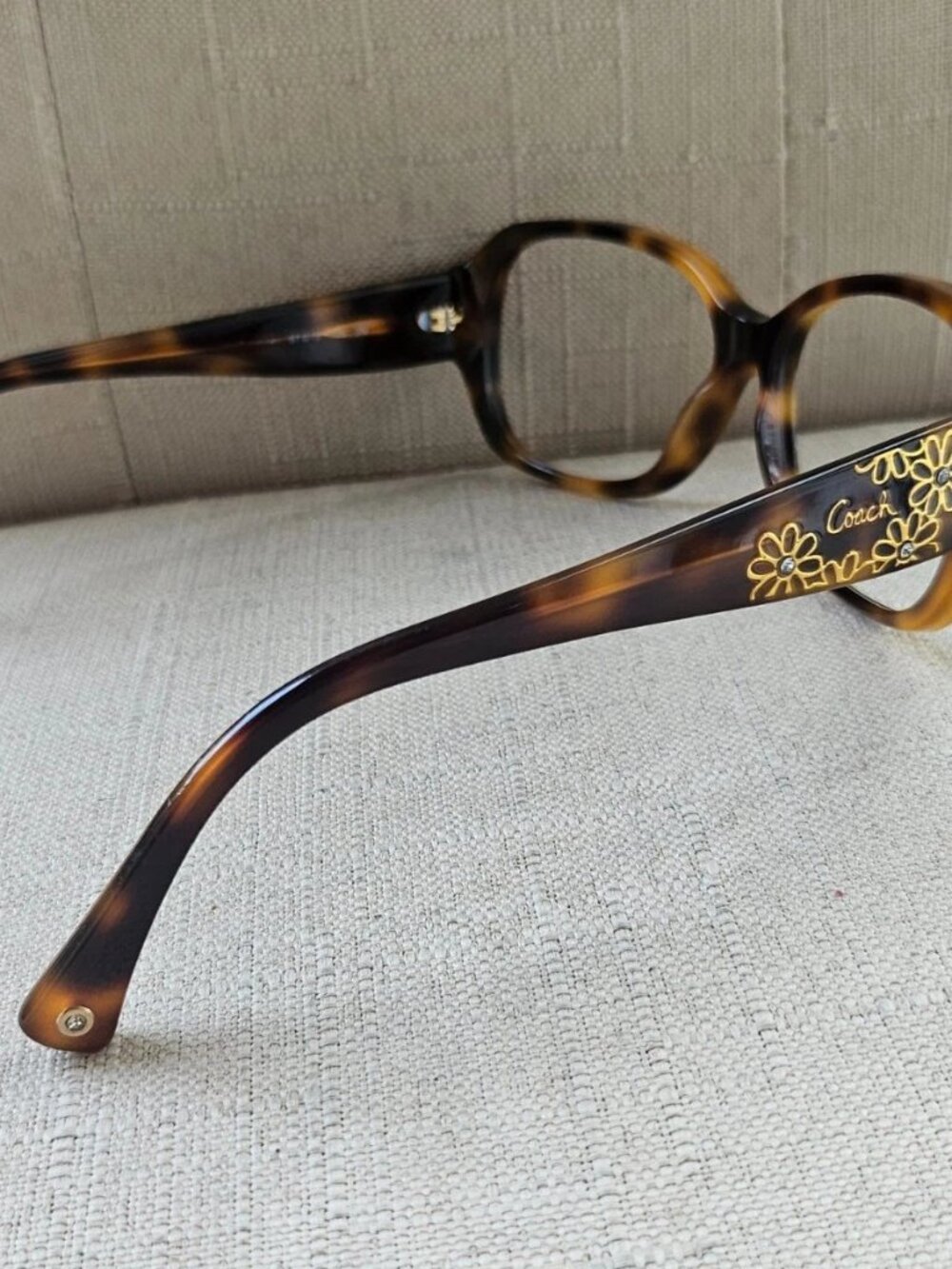 Coach Women Eyeglasses Frame HC8010 PAYTON Dark Tortoise Eyewear Glasses - Picture 7 of 12